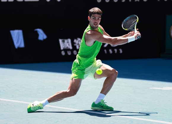 Carlos Alcaraz ESP Australian Open 2026, Melbourne Park, Melbourne, Victoria, Australia Copyright: xJuergenxHasenkopfx