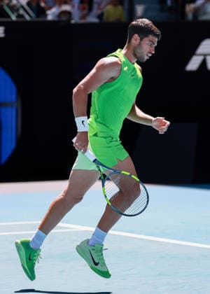 Carlos Alcaraz ESP Australian Open 2026, Melbourne Park, Melbourne, Victoria, Australia Copyright: xJuergenxHasenkopfx