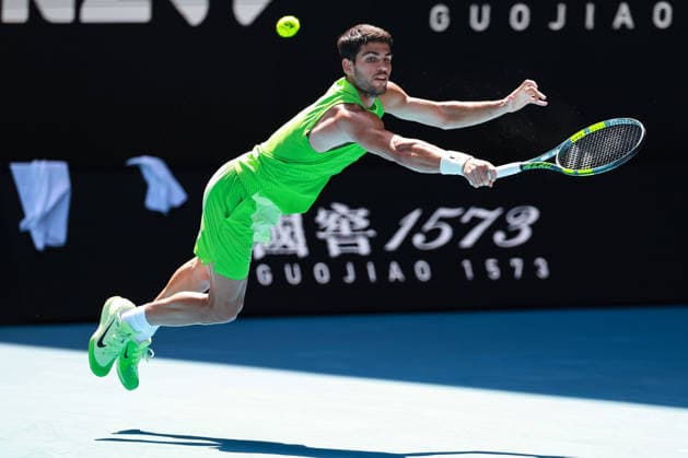 Carlos Alcaraz ESP Australian Open 2026, Melbourne Park, Melbourne, Victoria, Australia Copyright: xJuergenxHasenkopfx
