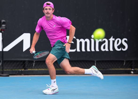 Flynn Thomas, Australian Open 2026, Melbourne Park, Melbourne, Victoria, Australia Copyright: xJuergenxHasenkopfx