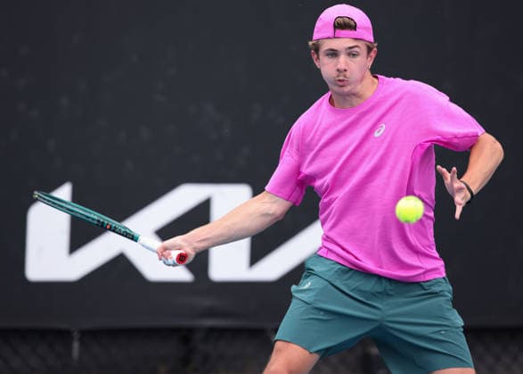 Flynn Thomas, Australian Open 2026, Melbourne Park, Melbourne, Victoria, Australia Copyright: xJuergenxHasenkopfx