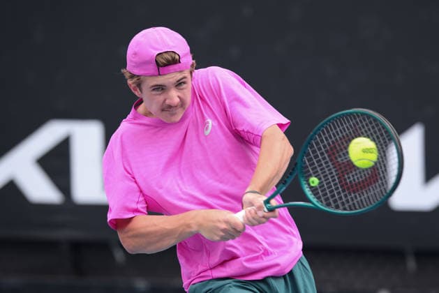 Flynn Thomas, Australian Open 2026, Melbourne Park, Melbourne, Victoria, Australia Copyright: xJuergenxHasenkopfx