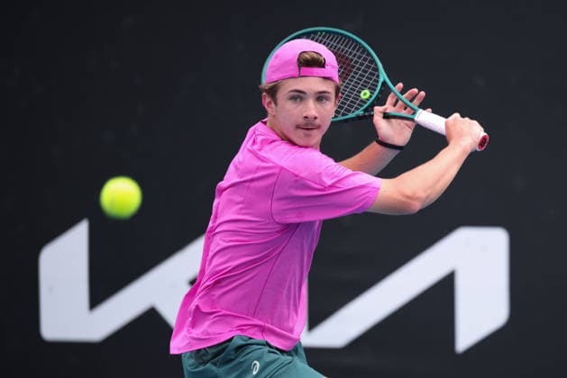 Flynn Thomas, Australian Open 2026, Melbourne Park, Melbourne, Victoria, Australia Copyright: xJuergenxHasenkopfx