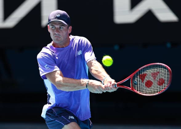 Tommy Paul, Australian Open 2026, Melbourne Park, Melbourne, Victoria, Australia Copyright: xJuergenxHasenkopfx