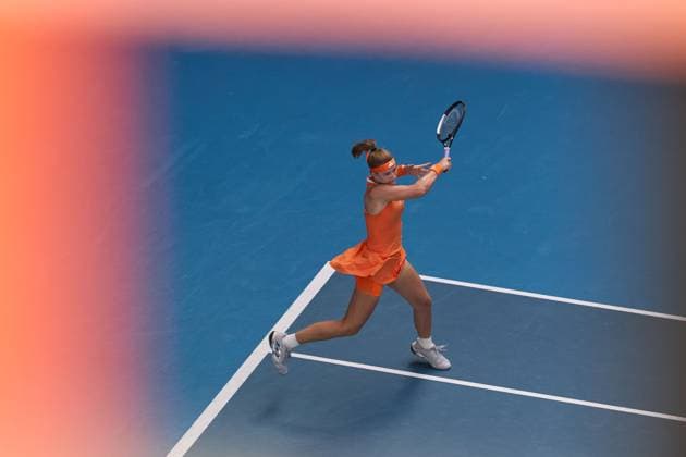 Karolina Muchova of Czechia Australian Open tennis tournament, Day Eight, Melbourne Park, Australia - 25 Jan 2026Melbourne Melbourne Park Victoria (VIC) Australia  Copyright: xRachelxBach Shutterstockx 16380469bo