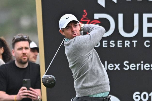 Hero Dubai Desert Classic 2026 in Dubai DUBAI, UNITED ARAB EMIRATES - JANUARY 25: Irish golfer Rory McIlroy competes in the fourth and final round of the Hero Dubai Desert Classic 2026 at Emirates Golf Club in Dubai, United Arab Emirates on January 25, 2026. Waleed Zein Anadolu Dubai United Arab Emirates. Editorial use only. Please get in touch for any other usage.  Copyright: x2026xAnadoluxWaleedxZeinx