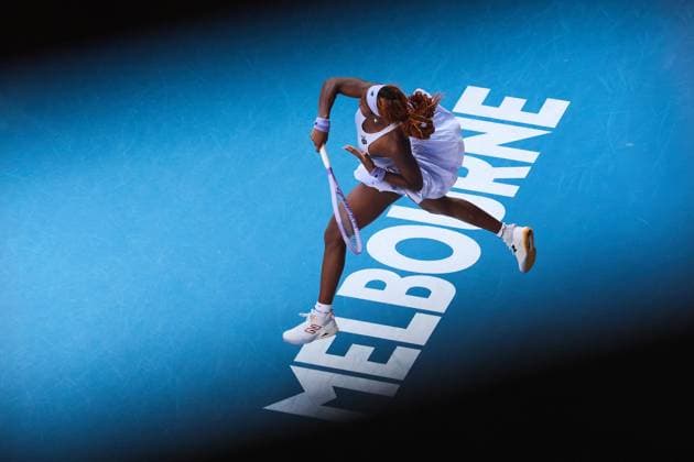 Coco Gauff of the United States of America Australian Open tennis tournament, Day Eight, Melbourne Park, Australia - 25 Jan 2026Melbourne Melbourne Park Victoria (VIC) Australia  Copyright: xRachelxBach Shutterstockx 16380469bv