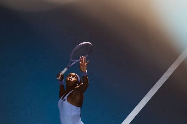 Coco Gauff of the United States of America Australian Open tennis tournament, Day Eight, Melbourne Park, Australia - 25 Jan 2026Melbourne Melbourne Park Victoria (VIC) Australia  Copyright: xRachelxBach Shutterstockx 16380469bs
