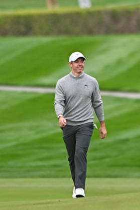 Hero Dubai Desert Classic 2026 in UAE DUBAI, UNITED ARAB EMIRATES - JANUARY 25: Northern Irish golfer Rory McIlroy walk onto the course to compete in the fourth and final round of the Hero Dubai Desert Classic 2026 at Emirates Golf Club in Dubai, United Arab Emirates on January 25, 2026. Waleed Zein Anadolu Dubai United Arab Emirates. Editorial use only. Please get in touch for any other usage.  Copyright: x2026xAnadoluxWaleedxZeinx