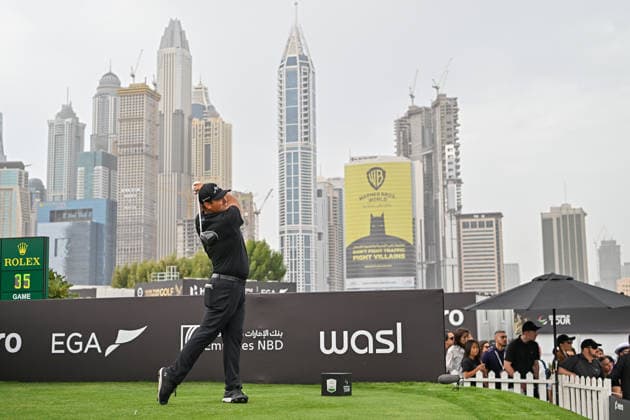 Hero Dubai Desert Classic 2026 in UAE DUBAI, UNITED ARAB EMIRATES - JANUARY 25: American golfer Patrick Reed competes in the fourth and final round of the Hero Dubai Desert Classic 2026 at Emirates Golf Club in Dubai, United Arab Emirates on January 25, 2026. Waleed Zein Anadolu Dubai United Arab Emirates. Editorial use only. Please get in touch for any other usage.  Copyright: x2026xAnadoluxWaleedxZeinx