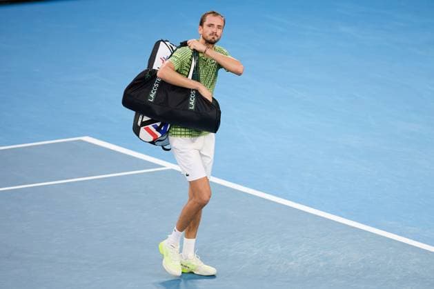 Daniil Medvedev leaves the court after losing his match Australian Open tennis tournament, Day Eight, Melbourne Park, Australia - 25 Jan 2026Melbourne Melbourne Park Victoria (VIC) Australia  Copyright: xRachelxBach Shutterstockx 16380469dq