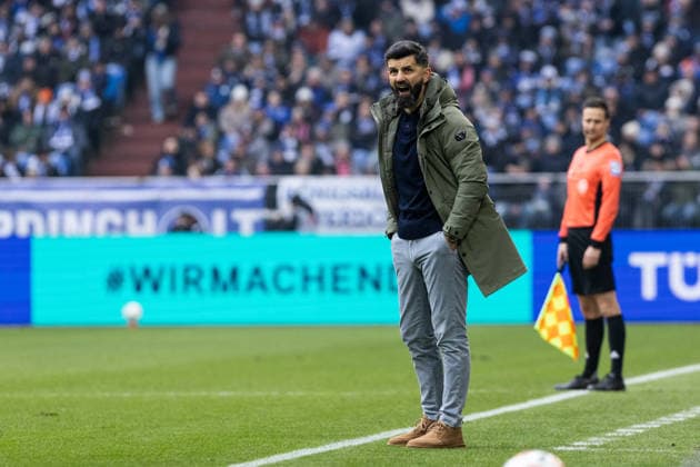 2 Fußball Bundesliga FC Schalke 04 1 FC Kaiserslautern 25 01 2026 Miron Muslic FC Schalke 04, Head Coach 2 Fußball Bundesliga FC Schalke 04 1 FC Kaiserslautern Veltins Arena, Gelsenkirchen 25 01 2026 DFL regulations prohibit any use of photographs as image sequences and or quasi video Copyright: xBEAUTIFULxSPORTS Buriakovx