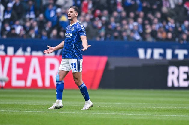 25 01 2026, Football, 2 Bundesliga, Season 2025 2026, Matchday 19, FC Schalke 04 1 FC Kaiserslautern, Nikola Katic FC Schalke 04 xRHR PHOTO YYx Copyright: KROEGER RHR-FOTOx RHR-FOTO YY