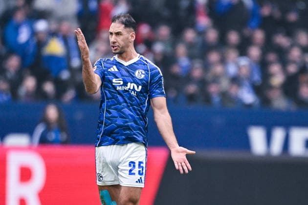 25 01 2026, Football, 2 Bundesliga, Season 2025 2026, Matchday 19, FC Schalke 04 1 FC Kaiserslautern, Nikola Katic FC Schalke 04 xRHR PHOTO YYx Copyright: KROEGER RHR-FOTOx RHR-FOTO YY