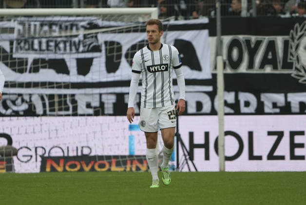 25 01 2026, Football, Men, 2 Bundesliga, Season 2025 2026, SV 07 Elversberg VfL Bochum 1848, Tom Zimmerschied SV 07 Elversberg disappointed Elversberg Ursapharm Arena an der Kaiserlinde Saarland Germany DEU Copyright: xSebastianxBachx