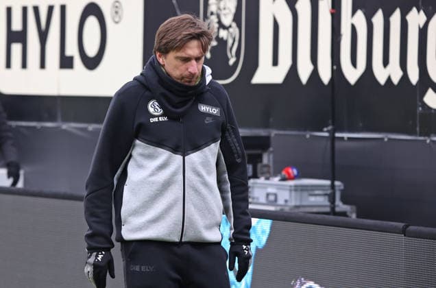 25 01 2026, Football, Men, 2 Bundesliga, Season 2025 2026, SV 07 Elversberg VfL Bochum 1848, Coach Vincent Wagner SV 07 Elversberg disappointed Elversberg Ursapharm Arena an der Kaiserlinde Saarland Germany DEU Copyright: xSebastianxBachx