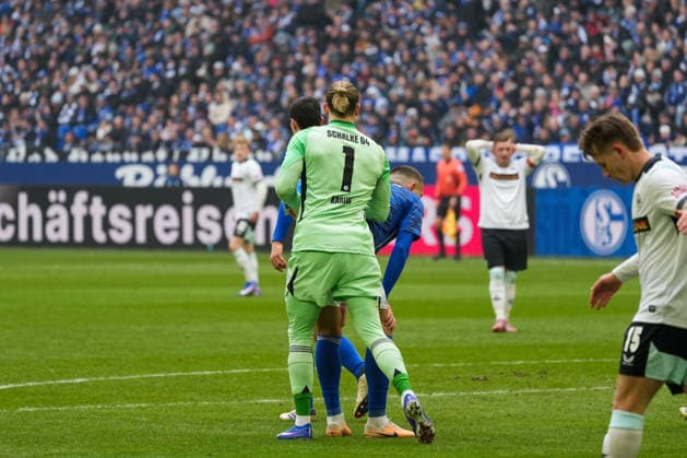 Germany Soccer 2 Bundesliga, Season 2025 26, Matchday 19 FC Schalke 04 vs 1 FC Kaiserslautern, 25 01 2026, Veltins Arena Gelsenkirchen, North Rhine-Westphalia Loris Karius FC Schalke 04, 1 Copyright: xLeonxFrickx