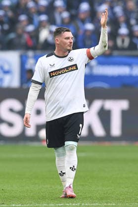 Soccer 2 Bundesliga 19 Matchday FC Schalke 04 1 FC Kaiserslautern on 25 01 2026 at the Veltins Arena in Gelsenkirchen Marlon Ritter Kaiserslautern DFL regulations prohibit any use of photographs as image sequences and or quasi video xRx