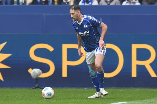 Soccer 2 Bundesliga 19 Matchday FC Schalke 04 1 FC Kaiserslautern on 25 01 2026 at the Veltins Arena in Gelsenkirchen Nikola Katic Schalke DFL regulations prohibit any use of photographs as image sequences and or quasi video xRx