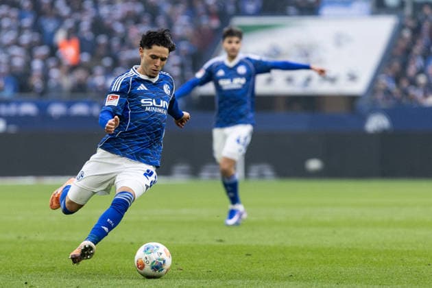 2 Soccer Bundesliga FC Schalke 04 1 FC Kaiserslautern 25 01 2026 Soufiane El Faouzi FC Schalke 04, 23 2 Soccer Bundesliga FC Schalke 04 1 FC Kaiserslautern Veltins Arena, Gelsenkirchen 25 01 2026 DFL regulations prohibit any use of photographs as image sequences and or quasi video Copyright: xBEAUTIFULxSPORTS Buriakovx