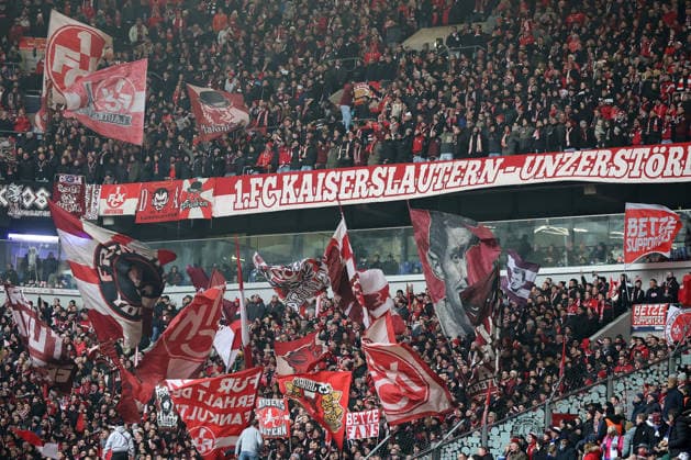 Fans of 1 FC Kaiserslautern at the match of the 2 Bundesliga season 2025 26 FC Schalke 04 1 FC Kaiserslautern Copyright Thomas Pakusch