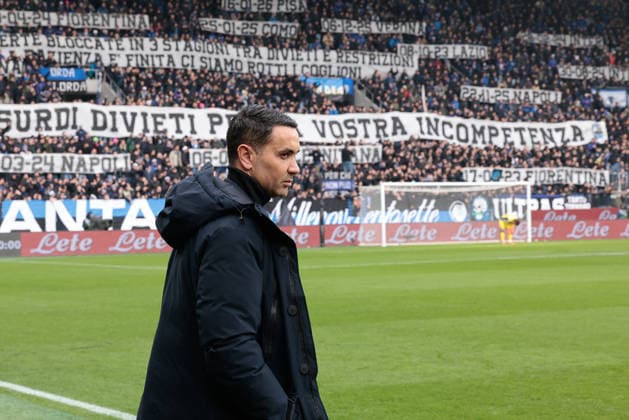 Raffaele Palladino head coach of Atalanta BC during the match of 6th day of the Serie A Championship between Atalanta BC vs Parma Calcio 1913 at the New Balance Stadium on 22 January 2026 in Bergamo, BG.  Copyright: xEmanuelexPennacchio IPAxSportx xipa-agency.netx xx IPA_70545842 IPA_Agency_IPA70545842