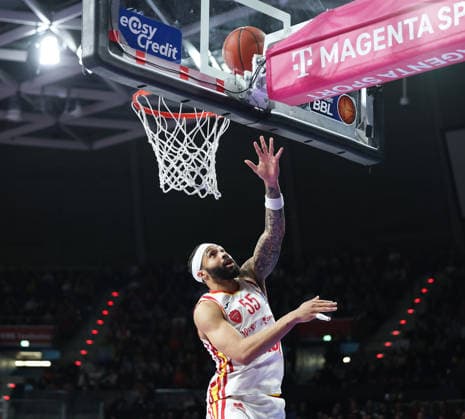 David Muenkat Fitness First Wuerzburg Baskets, 55 , GER, FC Bayern Basketball vs Fitness First Wuerzburg Baskets, Basketball, easycredit Basketball Bundesliga, 17 Matchday, Season 2025 2026, 25 01 2026, GER, FC Bayern Basketball vs Fitness First Wuerzburg Baskets, Basketball, easycredit Basketball Bundesliga, 17 Matchday, Season 2025 2026, 25 01 2026 Munich Copyright: xEibner-Pressefoto JennixMaulx EP_JML