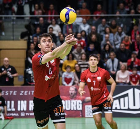 Volleyball 2 Bundesliga Season 2025 2026 TV Rottenburg TSV Muehldorf 24 01 2026 Maik Trautmann TV Rottenburg