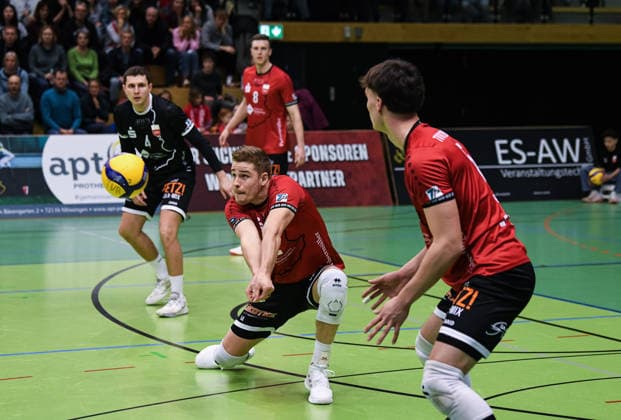 Volleyball 2 Bundesliga Season 2025 2026 TV Rottenburg TSV Muehldorf 24 01 2026 Timon Schippmann Middle, TV Rottenburg