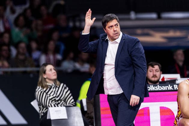 easyCredit Basketball Bundesliga, FC Bayern München Fitness First Würzburg Baskets 25 01 2026 Sasa Filipovski Head Coach Fitness First Würzburg Baskets easyCredit Basketball Bundesliga, FC Bayern München Fitness First Würzburg Baskets Munich, BMW Park on 25 01 2026 Copyright: xBEAUTIFULxSPORTS Wunderlx