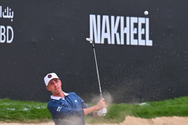 Hero Dubai Desert Classic 2026 DUBAI, UNITED ARAB EMIRATES - JANUARY 25: Spanish golfer David Puig in action during the fourth and final round of the Hero Dubai Desert Classic 2026 at Emirates Golf Club in Dubai, United Arab Emirates on January 25, 2026. Waleed Zein Anadolu Dubai United Arab Emirates. Editorial use only. Please get in touch for any other usage.  Copyright: x2026xAnadoluxWaleedxZeinx
