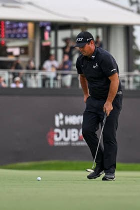Hero Dubai Desert Classic 2026 DUBAI, UNITED ARAB EMIRATES - JANUARY 25: American golfer Patrick Reed in action during the fourth and final round of the Hero Dubai Desert Classic 2026 at Emirates Golf Club in Dubai, United Arab Emirates on January 25, 2026. Waleed Zein Anadolu Dubai United Arab Emirates. Editorial use only. Please get in touch for any other usage.  Copyright: x2026xAnadoluxWaleedxZeinx