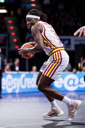 easyCredit Basketball Bundesliga, FC Bayern München Fitness First Würzburg Baskets 25 01 2026 Charles Thompson Fitness First Würzburg Baskets, 32 on the ball easyCredit Basketball Bundesliga, FC Bayern München Fitness First Würzburg Baskets Munich, BMW Park on 25 01 2026 Copyright: xBEAUTIFULxSPORTS Wunderlx