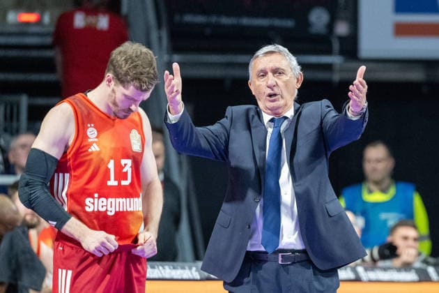 Head Coach Svetislav Persic FC Bayern Basketball , FC Bayern Basketball vs Fitness First Wuerzburg Baskets, BBL, Main Round, 25 01 2026 Munich Bavaria Germany Copyright: xkolbert-press UlrichxGamelx