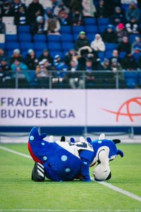 Google Pixel Womens Bundesliga Hamburger SV vs SGS Essen, 25 01 2026 Dino Hermann kneels on the center circle Football, Google Pixel Womens Bundesliga, 15 Matchday Hamburger SV vs SGS Essen on 25 01 2026 at Volksparkstadion, Hamburg DFB REGULATIONS PROHIBIT ANY USE OF PHOTOGRAPHS AS IMAGE SEQUENCES AND OR QUASI VIDEO Copyright: xBEAUTIFULxSPORTS Tonhäuserx