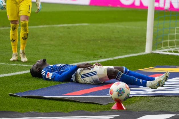 Germany Soccer 2 Bundesliga, Season 2025 26, 19 Matchday FC Schalke 04 vs 1 FC Kaiserslautern, 25 01 2026, Veltins Arena Gelsenkirchen, North Rhine-Westphalia Christian Gomis FC Schalke 04, 7 Copyright: xLeonxFrickx