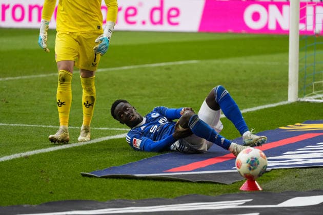 Germany Soccer 2 Bundesliga, Season 2025 26, 19 Matchday FC Schalke 04 vs 1 FC Kaiserslautern, 25 01 2026, Veltins Arena Gelsenkirchen, North Rhine-Westphalia Christian Gomis FC Schalke 04, 7 Copyright: xLeonxFrickx