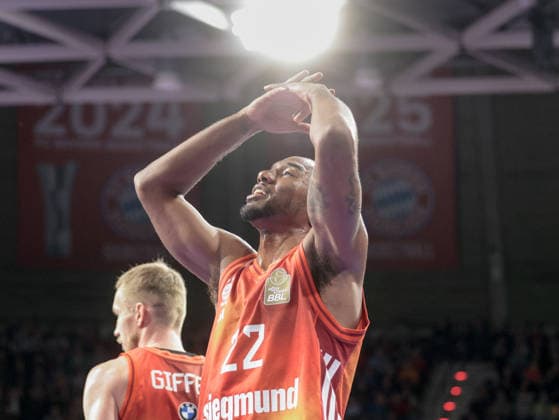 Germany Basketball, Basketball Bundesliga BBL 2025 26, 17 Matchday FC Bayern Basketball vs Fitness First Wuerzburg Baskets BMW Park Muenchen Isiaha Mike FC Bayern Muenchen, 22 Copyright: xChristopherxRupprechtx