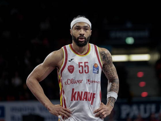 Germany Basketball, Basketball Bundesliga BBL 2025 26, 17 Matchday FC Bayern Basketball vs Fitness First Wuerzburg Baskets BMW Park Muenchen David Muenkat Fitness First Wuerzburg Baskets, 55 Copyright: xChristopherxRupprechtx
