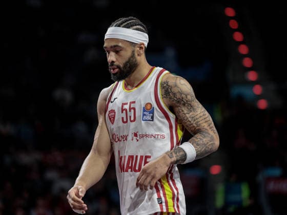 Germany Basketball, Basketball Bundesliga BBL 2025 26, 17 Matchday FC Bayern Basketball vs Fitness First Wuerzburg Baskets BMW Park Muenchen David Muenkat Fitness First Wuerzburg Baskets, 55 Copyright: xChristopherxRupprechtx