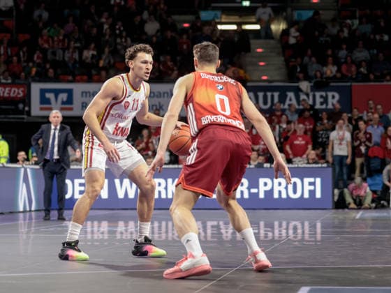 Germany Basketball, Basketball Bundesliga BBL 2025 26, 17 Matchday FC Bayern Basketball vs Fitness First Wuerzburg Baskets BMW Park Muenchen Brae Ivey Fitness First Wuerzburg Baskets, 11 Neno Dimitrijevic FC Bayern Muenchen, 0 Copyright: xChristopherxRupprechtx