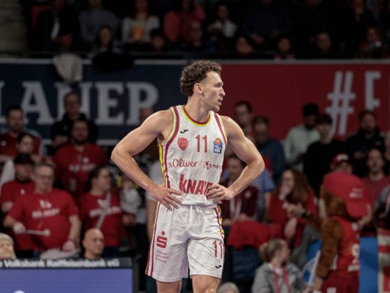 Germany Basketball, Basketball Bundesliga BBL 2025 26, 17 Matchday FC Bayern Basketball vs Fitness First Wuerzburg Baskets BMW Park Muenchen Brae Ivey Fitness First Wuerzburg Baskets, 11 Copyright: xChristopherxRupprechtx
