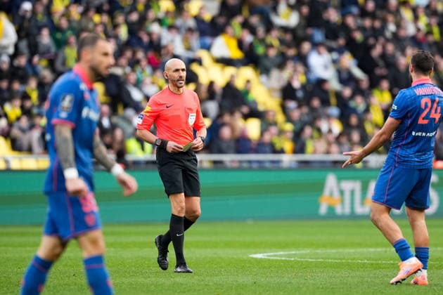 FC Nantes v OGC Nice - Ligue 1 McDonald s 2025 2026 Hakim BEN EL HADJ (ARBITRE) during the Ligue 1 McDonald s match between Nantes and Nice at Stade de la Beaujoire on January 25, 2026 in Nantes, France. Nantes France  Copyright: xFEPx 776348259