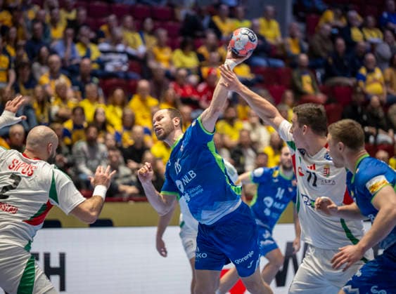 Handball, European Championship, Slovenia - Hungary