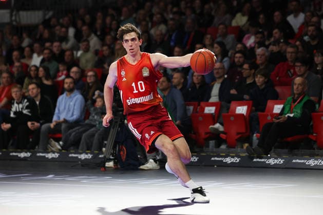 Justinian Jessup FC Bayern Basketball, 10 , GER, FC Bayern Basketball vs Fitness First Wuerzburg Baskets, Basketball, easycredit Basketball Bundesliga, 17 Matchday, Season 2025 2026, 25 01 2026, GER, FC Bayern Basketball vs Fitness First Wuerzburg Baskets, Basketball, easycredit Basketball Bundesliga, 17 Matchday, Season 2025 2026, 25 01 2026 Munich Copyright: xEibner-Pressefoto JennixMaulx EP_JML