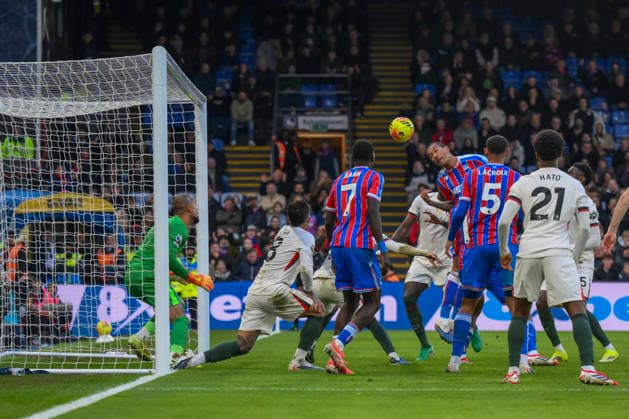 Crystal Palace v Chelsea Premier League Chris Richards of Crystal Palace scores the first goal for his team during the Premier League match at Selhurst Park, London 25 01 2026 UK Newspapers OUT Copyright: xMalcolmxFellx FIL-22863-0044