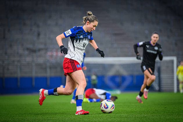 Soccer I Women I Season 2025 2026 I Bundesliga I 15 Matchday I Hamburger SV SGS Essen I 25 01 2026 Maria Mikolajova 27, Hamburger SV Hamburg Volksparkstadion Hamburg Germany Copyright: xLobecax xHenningxRohlfsx