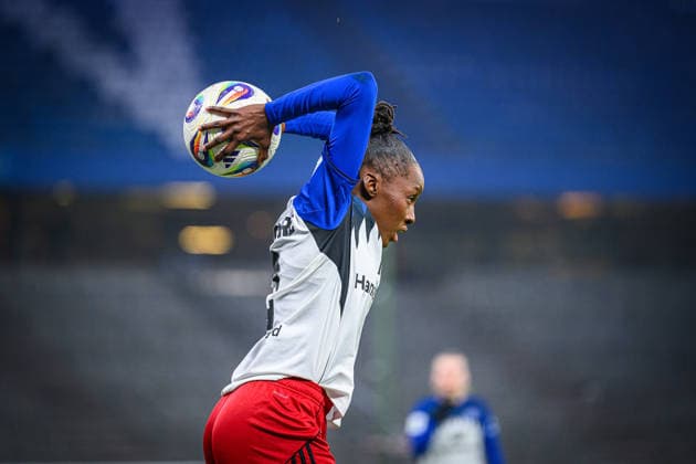 Soccer I Women I Season 2025 2026 I Bundesliga I 15 Matchday I Hamburger SV SGS Essen I 25 01 2026 Magou DoucourÃ 2, Hamburger SV Hamburg Volksparkstadion Hamburg Germany Copyright: xLobecax xHenningxRohlfsx
