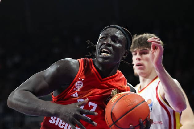 Wenyen Gabriel FC Bayern Basketball, 32 , GER, FC Bayern Basketball vs Fitness First Wuerzburg Baskets, Basketball, easycredit Basketball Bundesliga, 17 Matchday, Season 2025 2026, 25 01 2026, GER, FC Bayern Basketball vs Fitness First Wuerzburg Baskets, Basketball, easycredit Basketball Bundesliga, 17 Matchday, Season 2025 2026, 25 01 2026 Munich Copyright: xEibner-Pressefoto JennixMaulx EP_JML