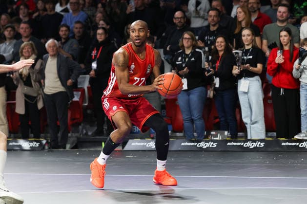 Isiaha Mike FC Bayern Basketball, 22 , GER, FC Bayern Basketball vs Fitness First Wuerzburg Baskets, Basketball, easycredit Basketball Bundesliga, 17 Matchday, Season 2025 2026, 25 01 2026, GER, FC Bayern Basketball vs Fitness First Wuerzburg Baskets, Basketball, easycredit Basketball Bundesliga, 17 Matchday, Season 2025 2026, 25 01 2026 Munich Copyright: xEibner-Pressefoto JennixMaulx EP_JML